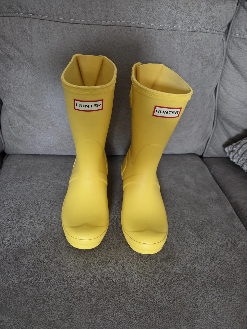 Hunter Womens' Yellow Classic Rain Boots